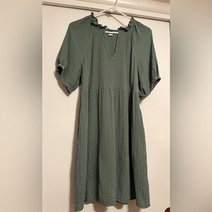 Old Navy Sage Green Midi Dress